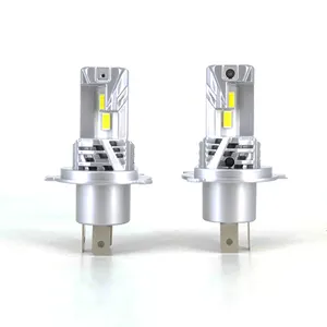 25W 6000LM sans ventilateur M6 LED ampoule de phare petit 1:1 Direct Fit Design voiture H4 H7 H11 LED ampoules de phare, ampoules de brouillard