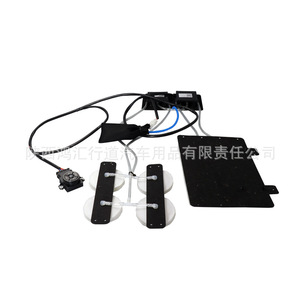 Système de massage lombaire pneumatique à quatre points pour sièges de voiture, accessoires de style aviation pour sièges de voiture modifiés - Product Image 4