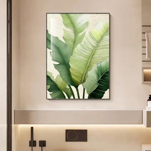 Cuadro Abstracto Decorativo para Pared, Rectangular, con Marco Negro, Lienzo al Óleo, Arte Decorativo para Baño, Resistente al Agua, Fondo para Inodoro - Product Image 3