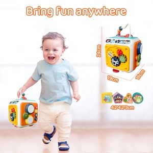 Cubo di Attività Sensoriale Educativo 7-in-1 per Bambini, Giocattolo Montessori per Bambini da 1 a <span class=keywords><strong>3</strong></span> <span class=keywords><strong>Anni</strong></span> - Product Image 5