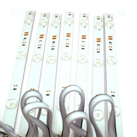 Barre lumineuse LED diffuse en treillis SMD2835/3030 12V/24V/220V pour rétroéclairage de caissons lumineux et enseignes publicitaires