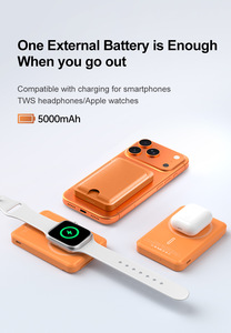 HYTO 2026 Nouvelle <span class=keywords><strong>Batterie</strong></span> <span class=keywords><strong>Externe</strong></span> Magnétique Mini PD20W 5000mAh avec Porte-Cartes Élégant pour Montres - Product Image 3