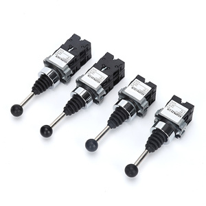 สวิตช์โยกแบบไขว้ 4 ทิศทาง HLGK 22 มม. พร้อมระบบคืนตำแหน่งอัตโนมัติ  แบบล็อค 2 ทิศทาง  จอยสติ๊กแบบก้านเดี่ยว  สวิตช์แบบกด-ปล่อย  รุ่น XD2PA Travel - Product Image 4