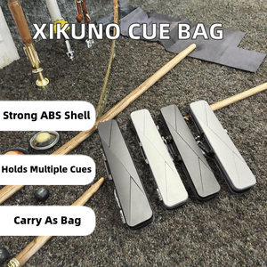 Portable ABS Billiard Cue Case Hard Shell <b>Pool</b> Cue Bag with Multi-piece Rod Box Backpack Handbag for Full Set Storage - Product Image 2