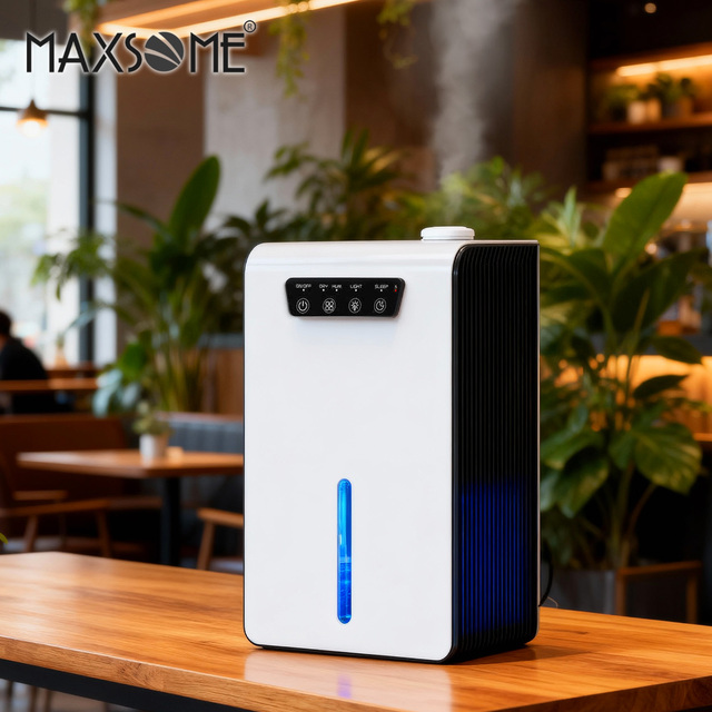 2 in 1 3.5L Water tank Air Dehumidifier Bathroom Dehumidifier Unique Humidifier Mode  7 Color Lights, Automatic off