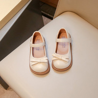 Chaussures Printemps-Automne 2026 Nouveau Style Coréen pour Petite Fille, Chaussures de Princesse à Nœud Papillon, Semelle Souple, Chaussures Décontractées Type Poupée