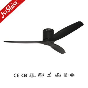 Ventilateur de plafond innovant 1stshine à lames en bois massif encastrées, qualité commerciale, personnalisable OEM/ODM, à économie d'énergie - Product Image 2