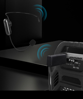 Micro-casque sans fil BHA RM102 2.4G pour enseignants, guides touristiques et entraîneurs, portée de 20 mètres, prix de gros d'usine, logo OEM