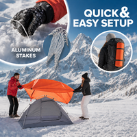 Tente alpine ultralégère imperméable personnalisée OEM pour la randonnée en montagne et le camping avec capacité de production en gros