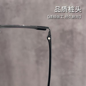 Montura de Gafas de Media Montura Linde 2671, Rectangulares para Hombre, Ligeras, con Lentes de Plástico, Origen Danyang - Product Image 4