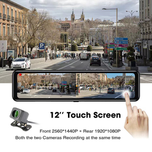 4k gương phía sau ống kính kép xe máy ảnh video Car Black Box driver <span class=keywords><strong>Recorder</strong></span> dashcams với Wifi GPS ADAS - Product Image 4