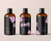 Autocollant d'Étiquette Logo Adhésif en Papier pour Emballage de Bouteilles Cosmétiques et Produits de Maquillage Imprimé Personnalisé