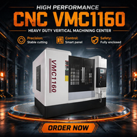 Fresadora CNC VMC 1160 con Certificación CE, Personalizable, de Alta Precisión, Fácil de Operar, Rentable, para Piezas Automotrices y Moldes en General