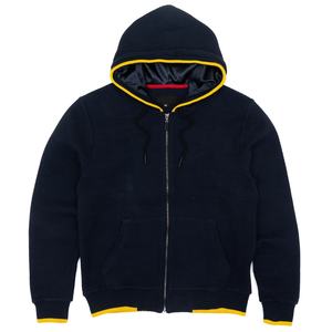 เสื้อฮู้ดดี้และเสื้อสเวตเชิ้ตผู้ชายแบบซิป  ผ้าถักวาฟเฟิล  ออกแบบโลโก้ได้ตามต้องการ  คุณภาพสูง  ผ้าโพลีเอสเตอร์ผสมสแปนเด็กซ์  ไม่หดตัว  แบบเรียบ - Product Image 1