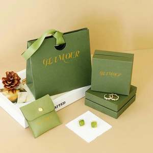 LILA Custom Logo Gift <b>Box</b> with Ribbon Luxury Silk and Premium Luxury Cardboard Paper <b>Packaging</b> for Shopping Bags - Product Image 5