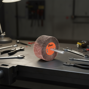 Roue à lamelles abrasives Ttake 25x5 mm, grain 80, tige de 3 mm pour le meulage - Product Image 3