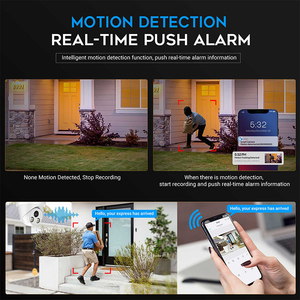 HIK NVR tương thích <span class=keywords><strong>IP</strong></span> 4MP máy ảnh PoE ngoài trời tháp pháo Dome colorvu 2.8 mét H.265 con người & xe phát hiện CCTV <span class=keywords><strong>Camera</strong></span> - Product Image 2