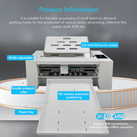 A3 + SRA3 Hoja impresa Adhesivo Corte Cabezas dobles Motor paso a paso Troqueladora Cortador de alimentación automática Plotter Máquina cortadora de etiquetas