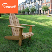 Chaise longue extérieure patio moderne chaises adirondack en bois de teck jardin loisirs plage camping chaise siège avec repos