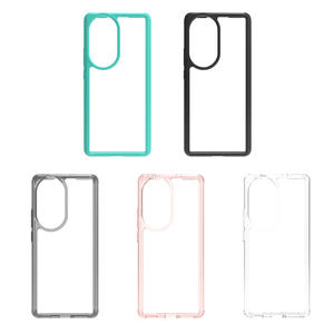 Pour OPPO Reno 10 5G étui transparent TPU + PC <span class=keywords><strong>coque</strong></span> de téléphone antichoc hybride pour OPPO Reno 10 5G étui mobile transparent - Product Image 6
