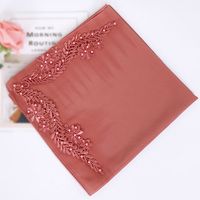 Vente en gros Hijab en mousseline de soie sur mesure Hijab musulman Écharpe en mousseline de soie Hijab en vente