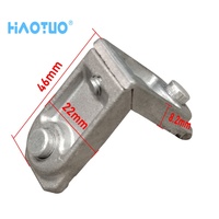 Support d'angle de conception moderne en aluminium pour fenêtre, accessoires de quincaillerie de fonderie, vente en gros d'usine pour le marché