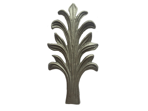 Hojas de hierro forjado, flores fundidas y hojas en puerta de acero, accesorios decorativos de Metal para exteriores - Product Image 3