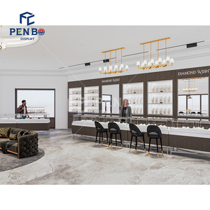 Cao Cấp Cửa hàng bán lẻ phong cách độc đáo gỗ xách tay trang sức hiển thị trường hợp cho thương mại cho thấy trang sức hiển thị các mặt hàng - Product Image 2