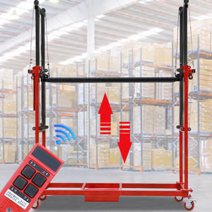 2M 300Kg Hoogrenderende Bouw Hijsteiger Mobiele Opvouwbare Elektrische Steiger - Product Image 2