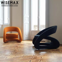 WISEMAX FURNITURE meubles de salon canapés chaise simple fauteuil de loisir fauteuil de sol tissu de luxe fauteuil de détente de salon