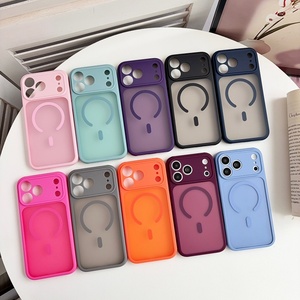 เคสโทรศัพท์แม่เหล็กแบบด้านคุณภาพสูงสำหรับ iPhone 17 13 14 15 16 Pro Max Plus Air รองรับการชาร์จไร้สาย ป้องกันแรงกระแทก - Product Image 2
