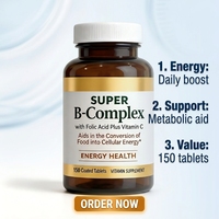 Super Complexe B & Vitamine C & Acide Folique Vitamines Végétariennes pour Adultes Soutien Immunitaire & Énergétique Cellulaire 150 Comprimés