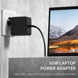 Usine 65W USB TYPE C Ordinateur <span class=keywords><strong>Portable</strong></span> Adaptateur Secteur <span class=keywords><strong>Portable</strong></span> <span class=keywords><strong>Portable</strong></span> Mur GAN Chargeur pour <span class=keywords><strong>Asus</strong></span> Lenovo Dell HP MacBook Ordinateur <span class=keywords><strong>Portable</strong></span> Téléphone - Product Image 5