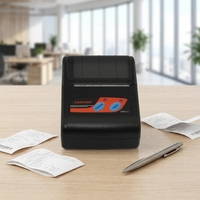 Impresora Térmica de Recibos Portátil Compacta CASHINO PTP-II de 58 mm, Inalámbrica, IR, USB, para Aplicaciones POS Móviles