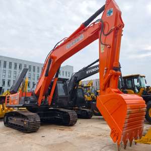 Excavatrice HITACHI ZX350H d'occasion, bon état, avec service après-vente d'un an, chaussures de chenilles durables à vendre pour projets de construction - Product Image 3