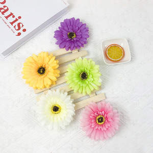 Fleurs artificielles de gerbera, diamètre 10 cm, têtes de chrysanthèmes pour décoration de mariage, décoration intérieure, arrangement floral, bricolage - Product Image 3