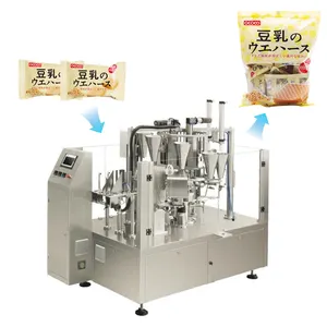 Automatic Wafer Biscuit Cookie Counting And Packaging Machine Premade Pouch Secondary Packing Machine