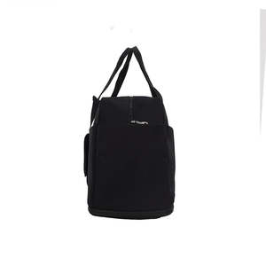 Sac à bagages noir élégant, grand compartiment de rangement pliable pour vêtements légers, nouveau sac de voyage stratifié - Product Image 3