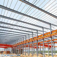 Bâtiment industriel préfabriqué en métal, entrepôt à plusieurs travées, atelier à ossature métallique, usines de grande envergure conçues sur mesure