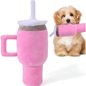 Custom Fast Food Lunch Pack Series Stuffed <b>Plush</b> Pet Toy Dog Squeaky Toys for Pet - Product Image 1