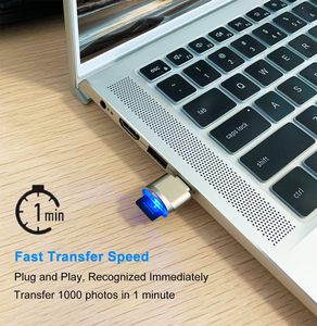 USB C Adapter & kết nối cho Micro <span class=keywords><strong>SD</strong></span> Đầu đọc thẻ Loại C TF Bộ nhớ đầu đọc thẻ cho Macbook cho Galaxy điện thoại - Product Image 4