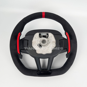 Volante Deportivo de Fibra de Carbono y Cuero Sintético Serie G F para <span class=keywords><strong>BMW</strong></span> <span class=keywords><strong>CS</strong></span> <span class=keywords><strong>M3</strong></span> M4 M5 X3 X4 X5 X6 X7 G01 G12 G20 G29 G30 G35 G37 G80 G82 M340i - Product Image 4