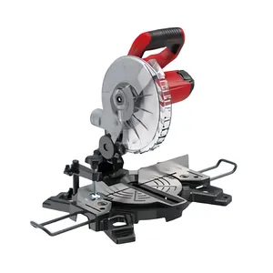 Hantechn Cordless Mitre Saw Aluminum Sawing Cutting Machine Woodworking Mitre Table Saw With Stand