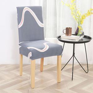 Dernière housse de chaise bon marché imprimée housses de siège lavables amovibles pour chaises housse de chaise en polyester pour la décoration intérieure - Product Image 5