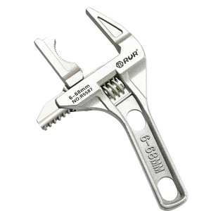 RUR Adjustable Pipe Wrench 6-68mm Aluminum Alloy Metric Plumbing Tool - Product Image 1
