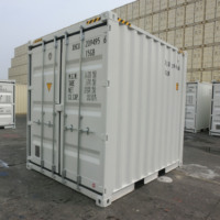 Boîte de rangement en acier durable Système de verrouillage sécurisé étanche Transport Conteneur d'expédition de 10 pieds