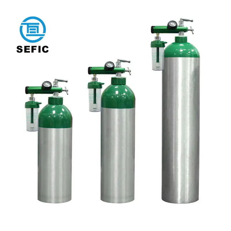 Neues Produkt der ISO-zertifizierten 10-Liter-Aluminium-Sauerstoffgasflasche