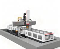 Centre d'usinage à portique robuste CNC XKG2730 Fanuc, machine de fraisage d'acier universelle automatique de haute précision