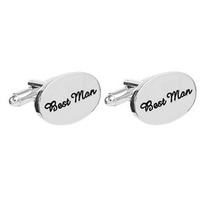 Cómo <span class=keywords><strong>comprar</strong></span> gemelos de novia y novio personalizados para uso en bodas para hombres - Product Image 1