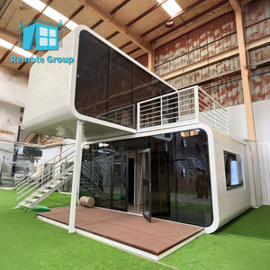 Cabaña Cápsula Moderna de Dos Pisos con Exterior en Forma de Manzana e Interior Funcional para una Acogedora Experiencia de <span class=keywords><strong>Hotel</strong></span> al Aire Libre - Product Image 4